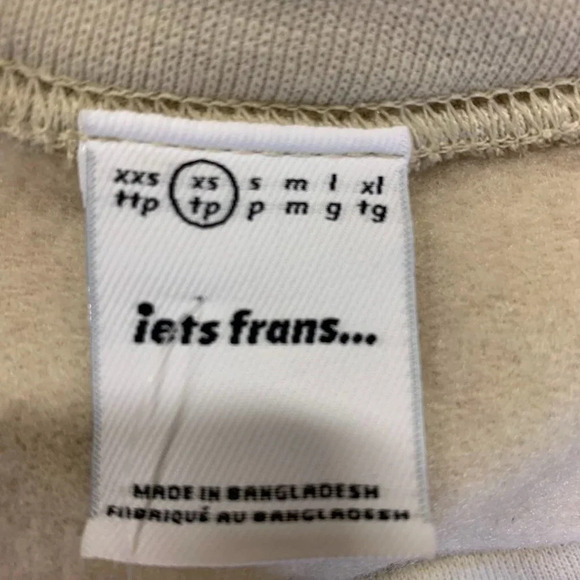 Iets Fans Women's Embordered Logo Crew Cab Long Sleeve Sweatshirt Size XS NWT - Picture 8 of 13